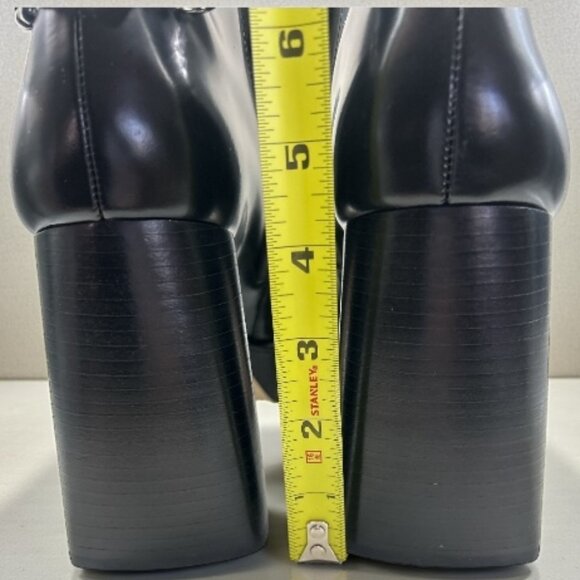 MICHAEL Michael Kors Carlisle Black Leather Platform Boot - Size 10 M (NEW) - Picture 6 of 11